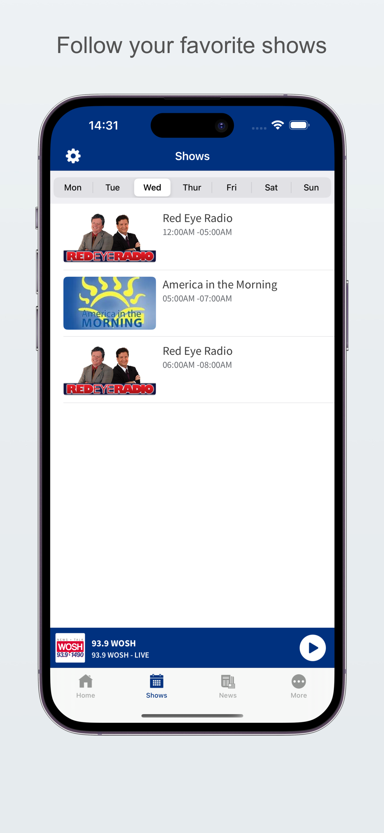 NewsTalk 93.9/1490 WOSH