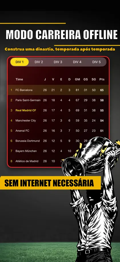 Screenshot 6 di 6 di Be the Manager 2026: Futebol