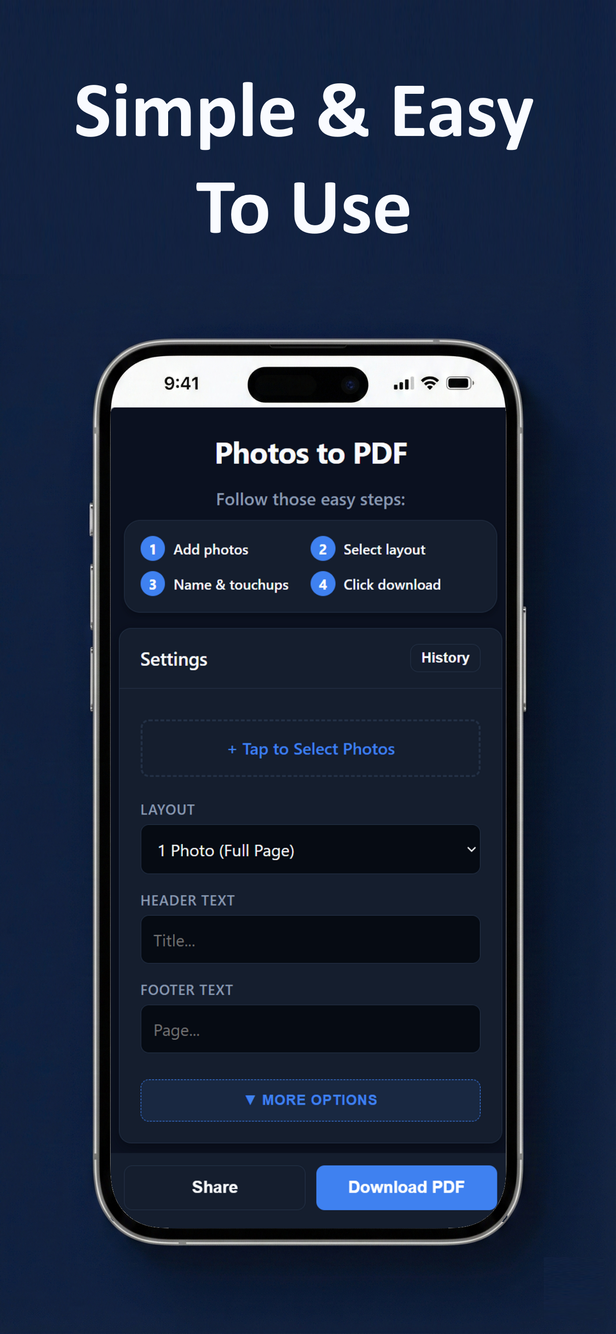 PDF Photos: Image Converter