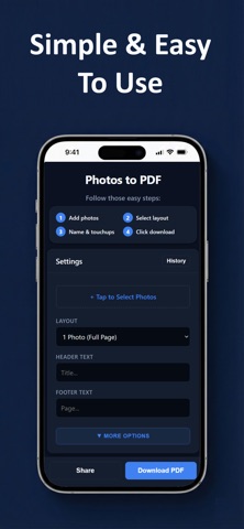 JobFolio: Convert Image to PDF screenshot