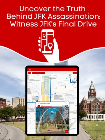 JFK Assassination Audio Guide iPad screenshot