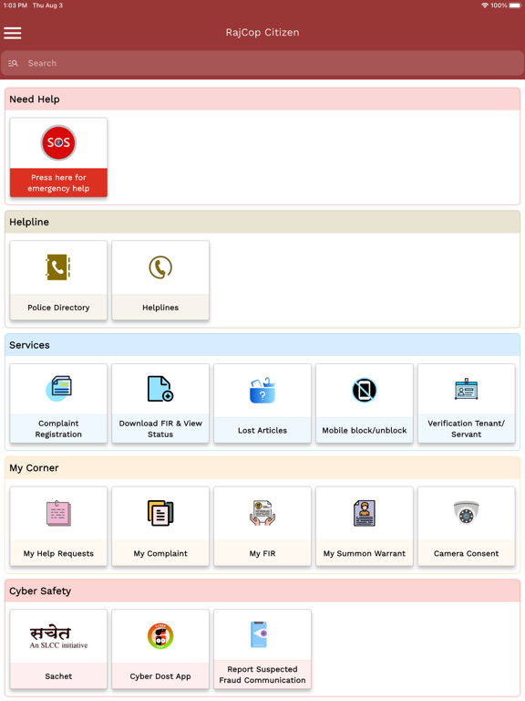 Screenshot #4 pour RajCop Citizen