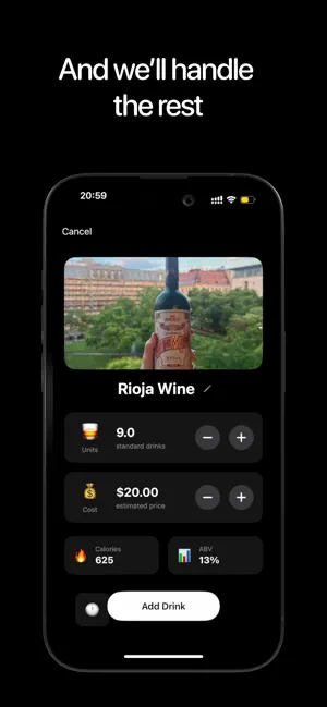 Alc AI: track your drinks screenshot 3