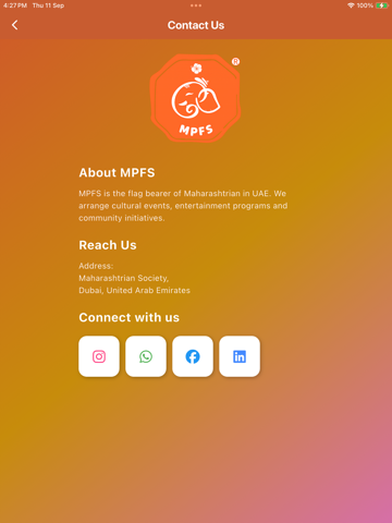 MPFS Dubai iPad screenshot