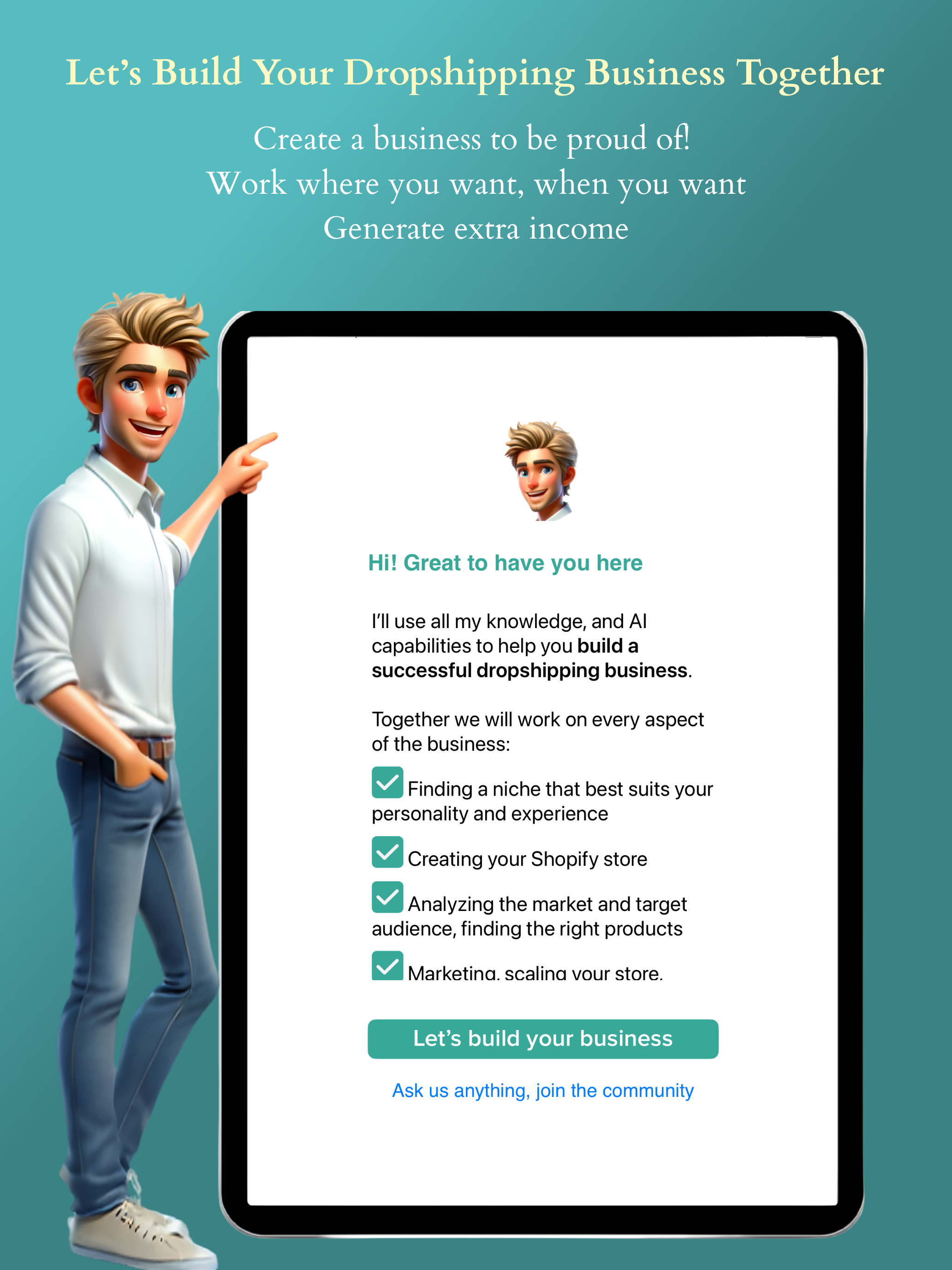 Dropshipping AI Startup Mentor screenshot 6