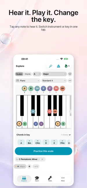 Instrument Scales screenshot 2
