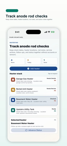Anode Rod Check Pad Screenshot 1 of 5