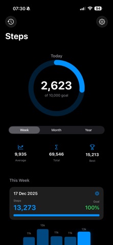 Steps - Simple Steps Tracker Screenshot 5 of 7