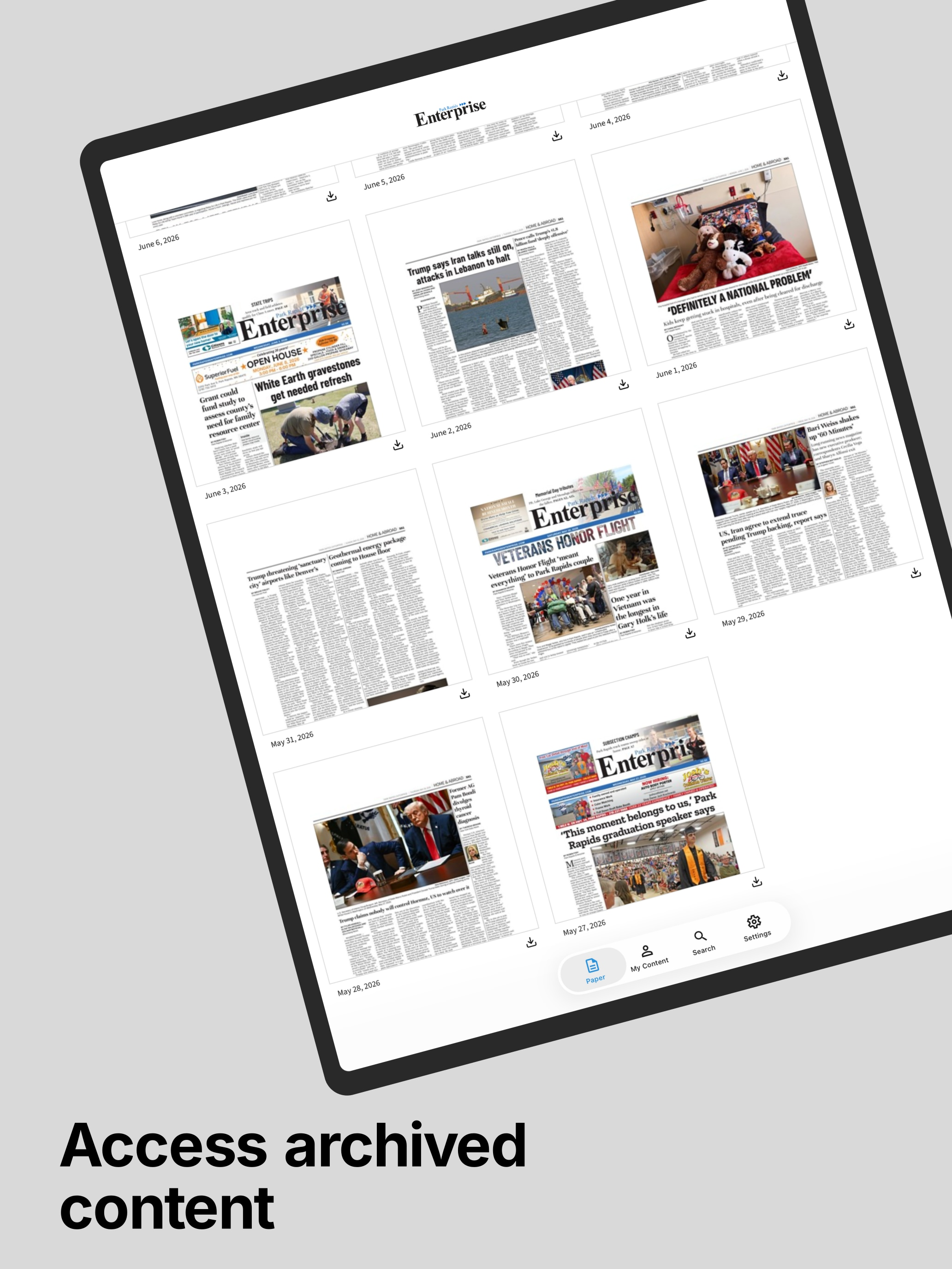 Park Rapids Enterprise E-paper screenshot 7