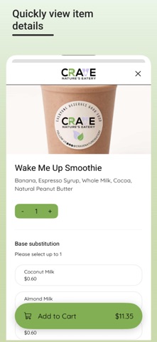 Crave Natures Eatery Screenshot 5 of 6