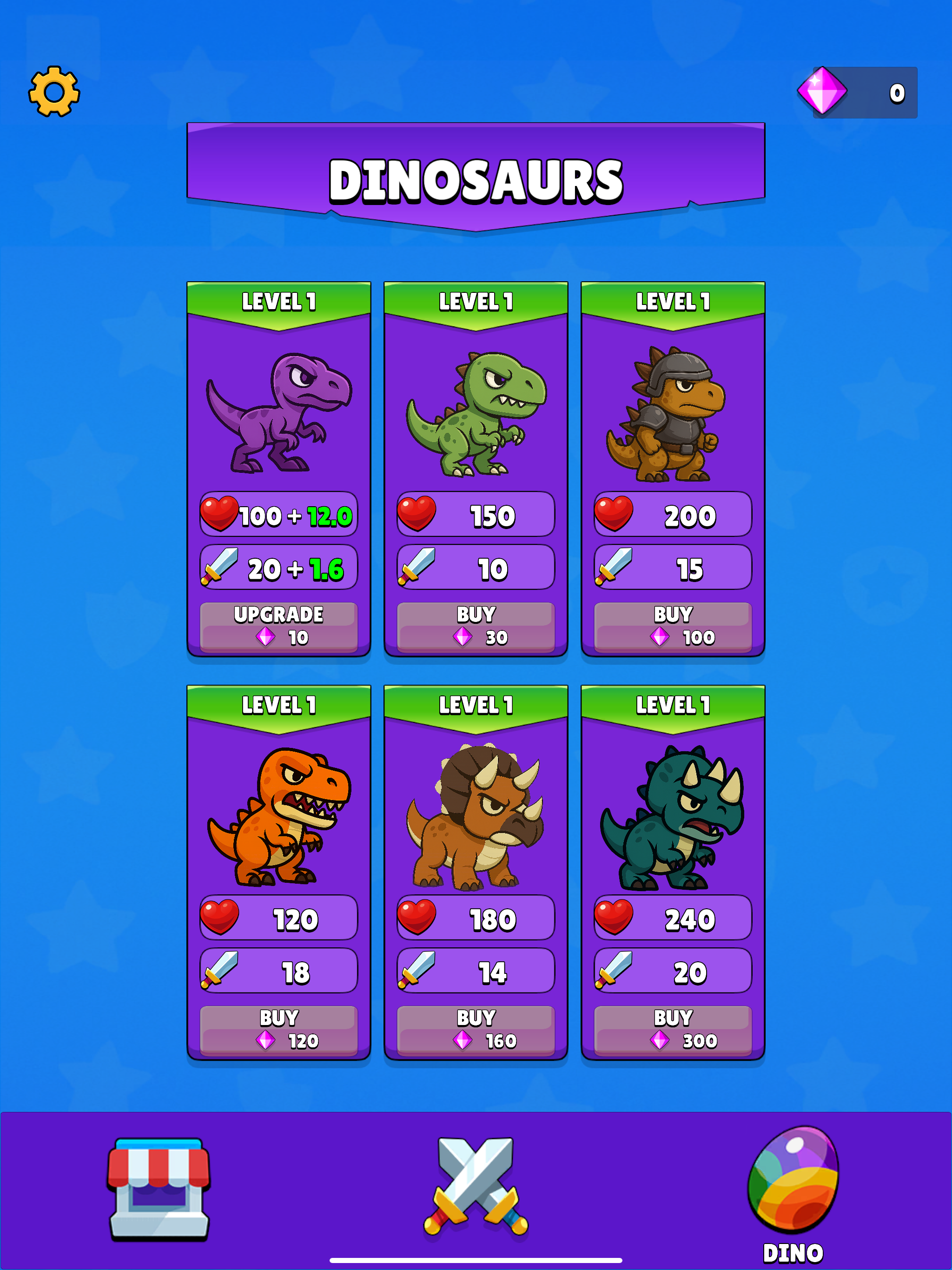 Dino Clash : Hatch & Battle