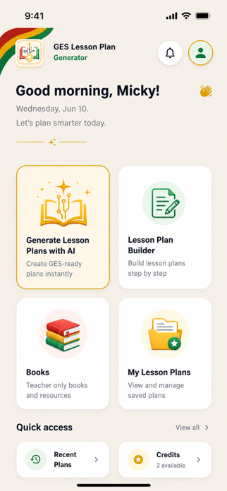 Lesson Planner: GES Approved Screenshot 1 of 5