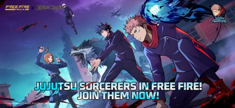 Free Fire MAX x JUJUTSU KAISEN - Sorcerers Arrive