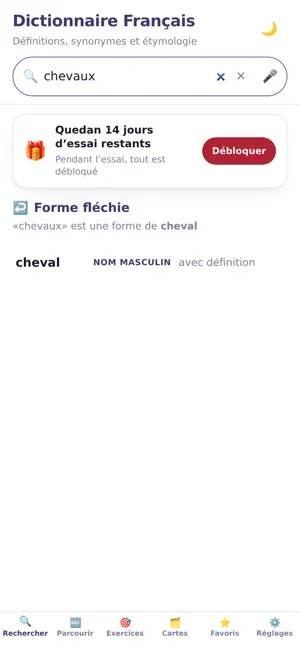 Dictionnaire Français Littré screenshot 1
