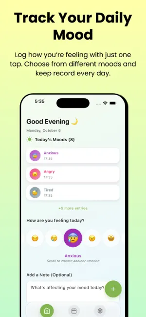 Moodory: Your Daily Mood Story screenshot 1