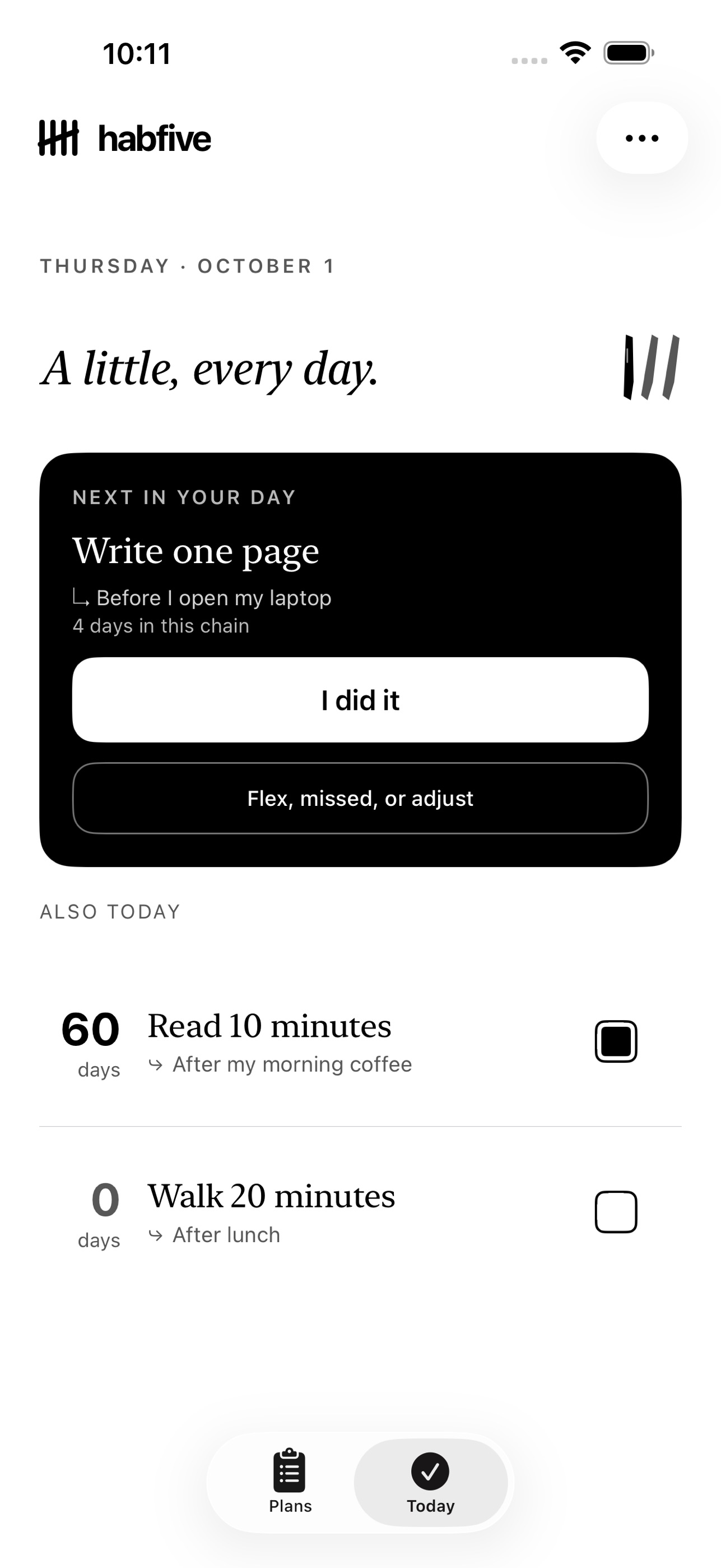 Screenshot 1 of Habfive