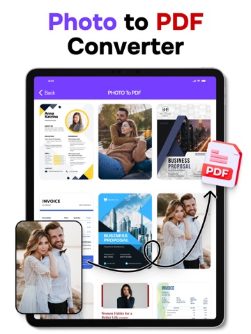 PDF Converter — Docx to PDF iPad screenshot