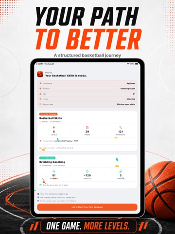 Basketball Training & workouts iPad screenshot 3