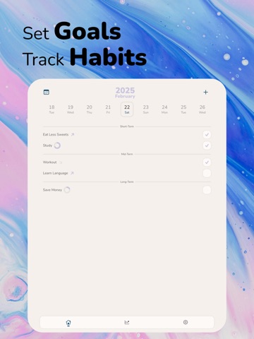 Goals - Level Up Life iPad screenshot