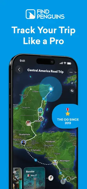 FindPenguins: Travel Tracker screenshot 1