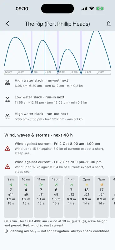 Slack Water – Port Phillip screenshot 5 of 10