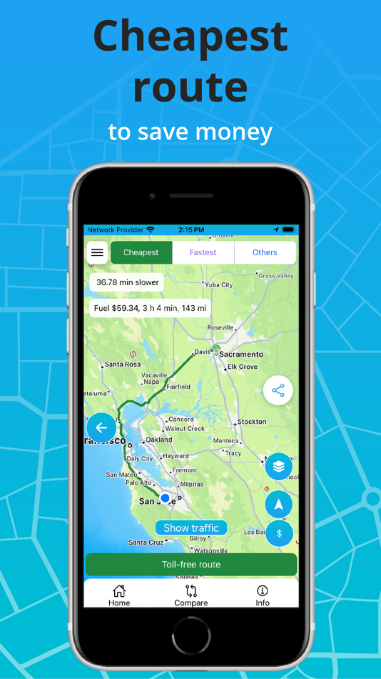 #2. Toll & Gas Calculator TollGuru (iOS) 由: MapUp Inc.
