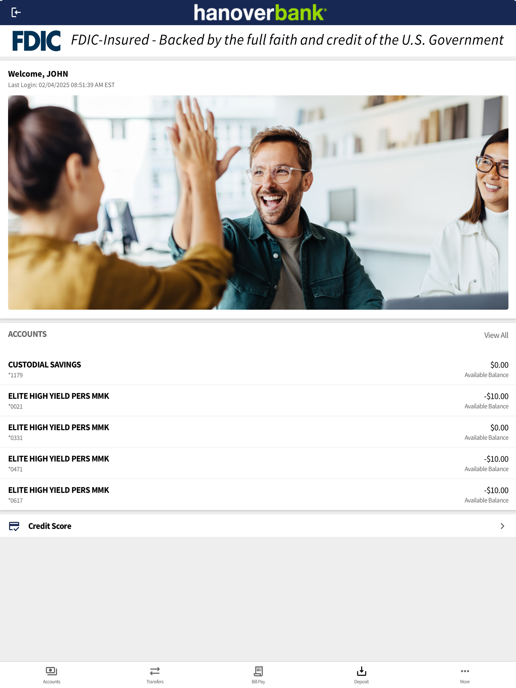 Hanover Bank Mobile screenshot 7