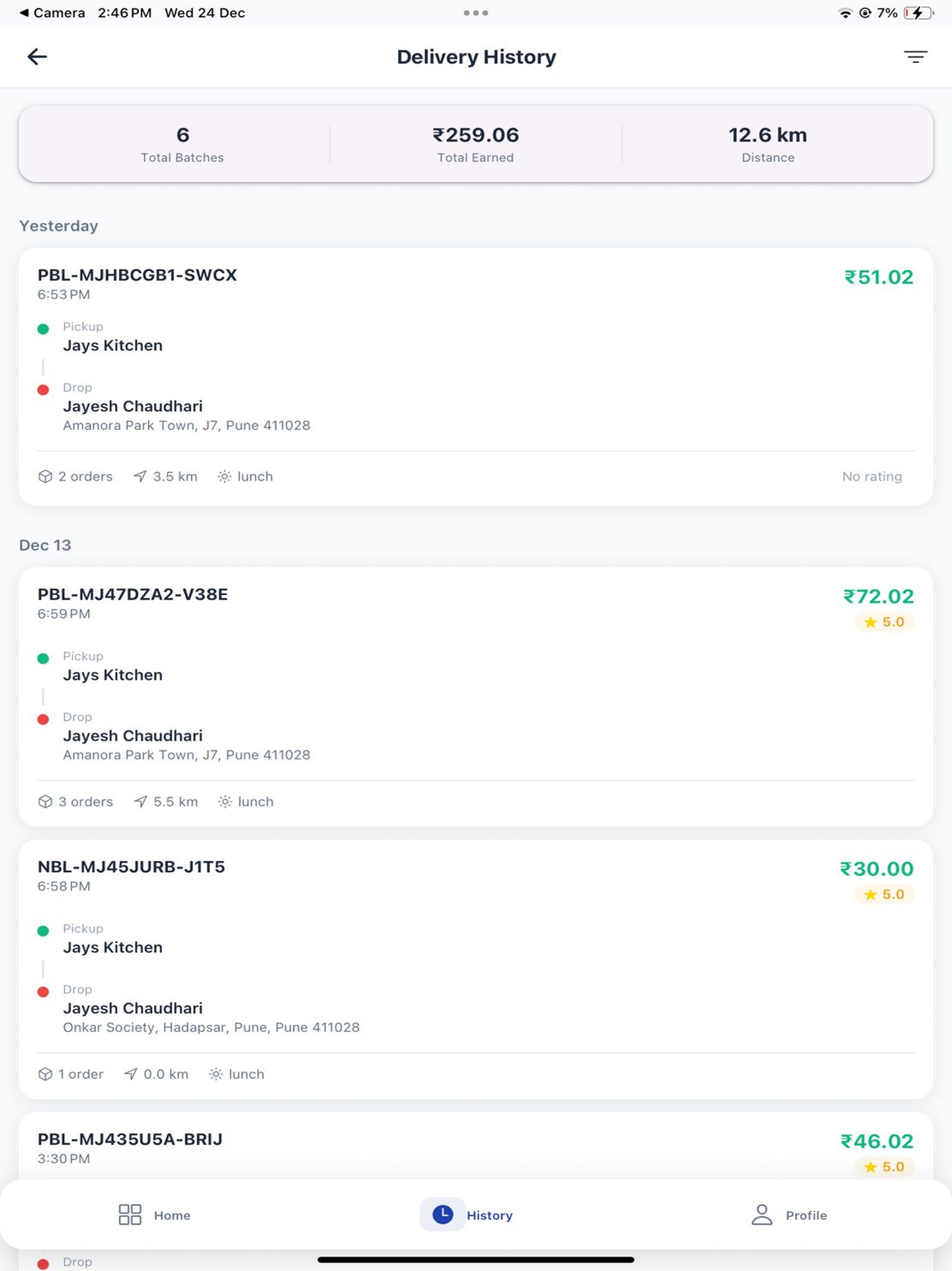 Dabbewaala Delivery