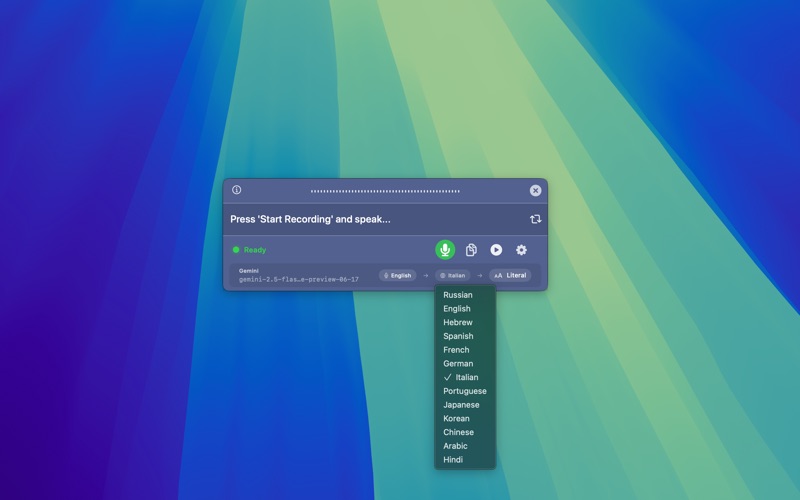 App screenshot