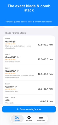 GroomSpec: Dog Grooming Guide screenshot