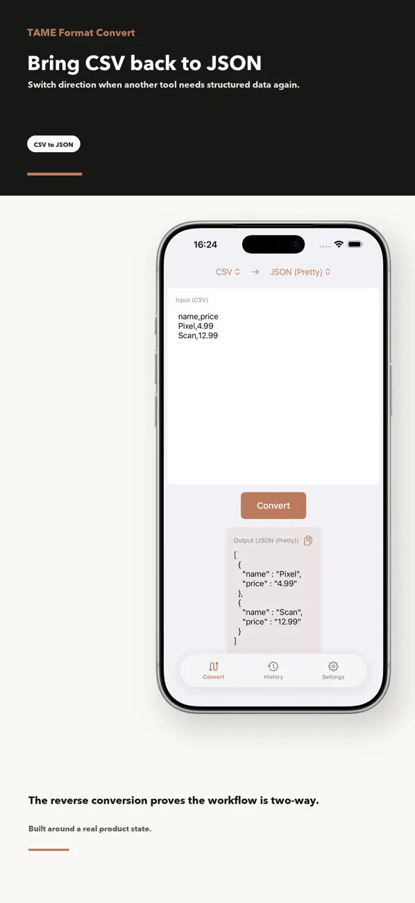 Screenshot #3 pour TAME Format Convert