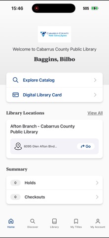 Cabarrus County Library Mobile Screenshot 4 of 4