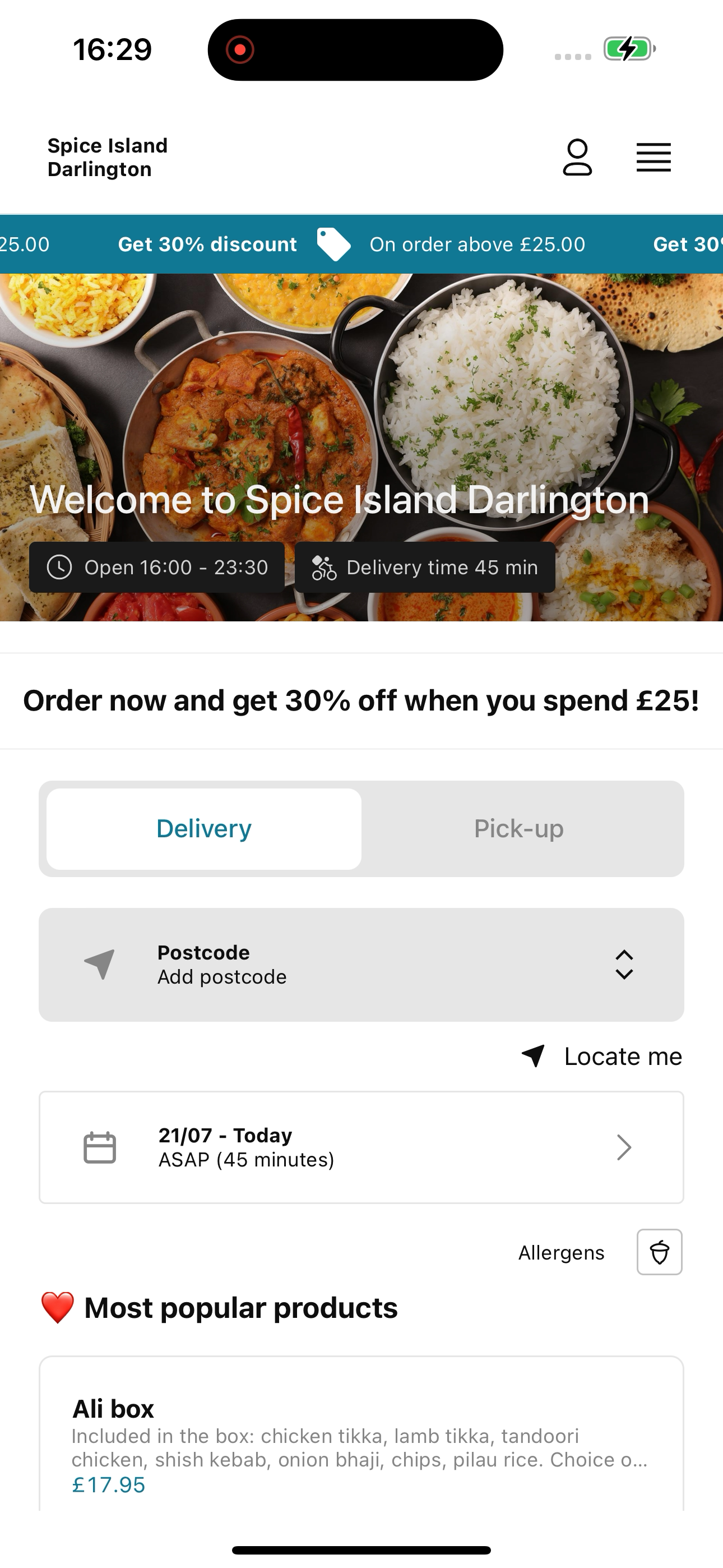 Spice Island Darlington screenshot 5