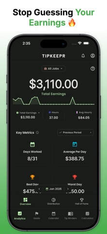 TipKeepr - Server Tip Tracker Screenshot 3 of 9