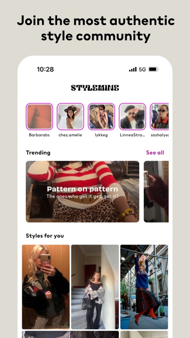 Screenshot #1 pour Stylemine - outfit community