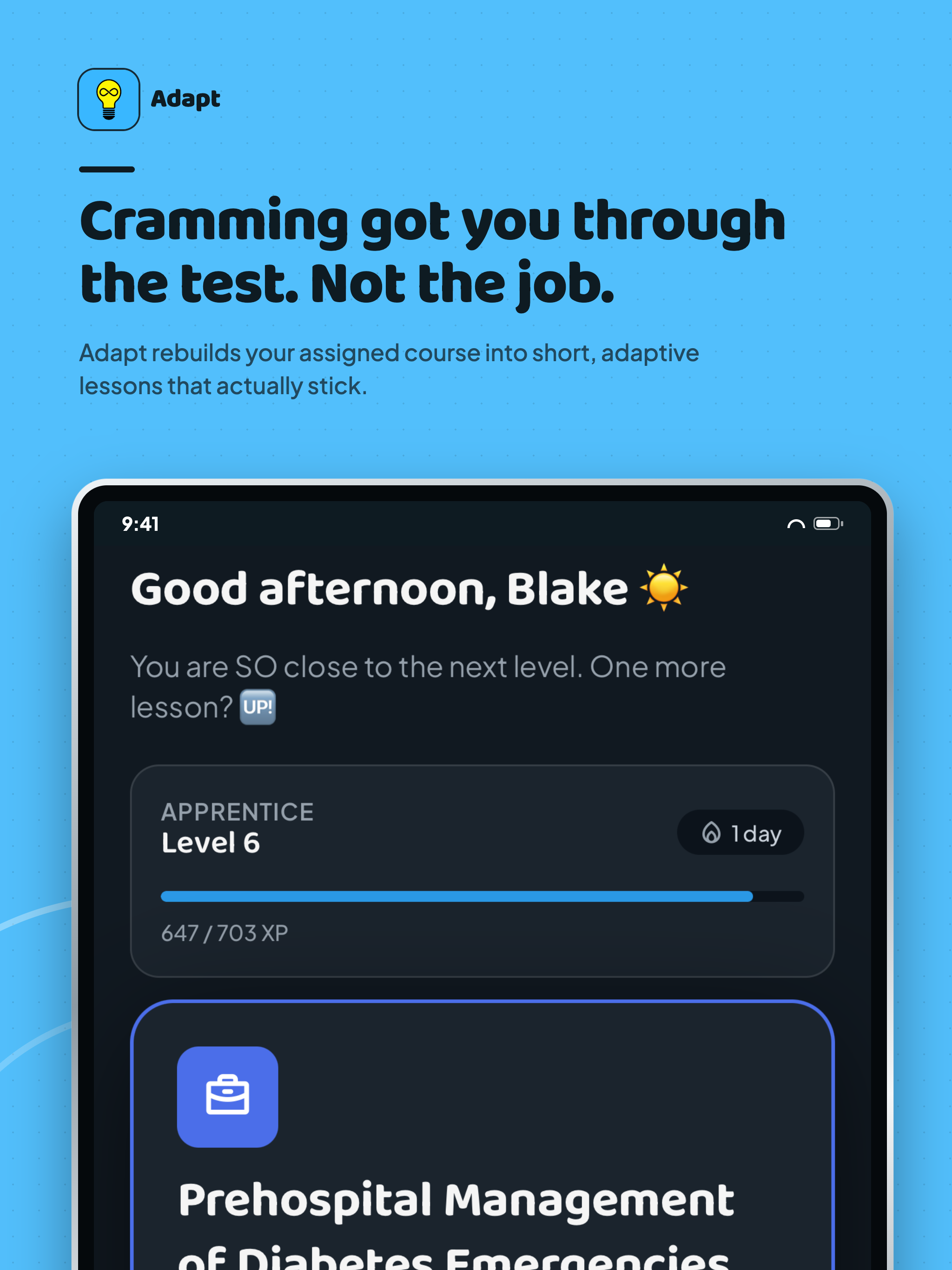 Adapt: From Lecture to Mastery screenshot 9