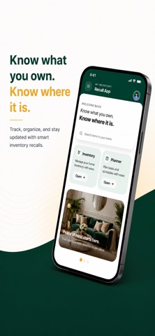 MIRA - My Inventory Recall App screenshot