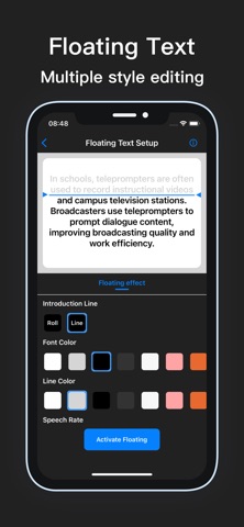 Floating Text - Teleprompter Screenshot 2 of 5