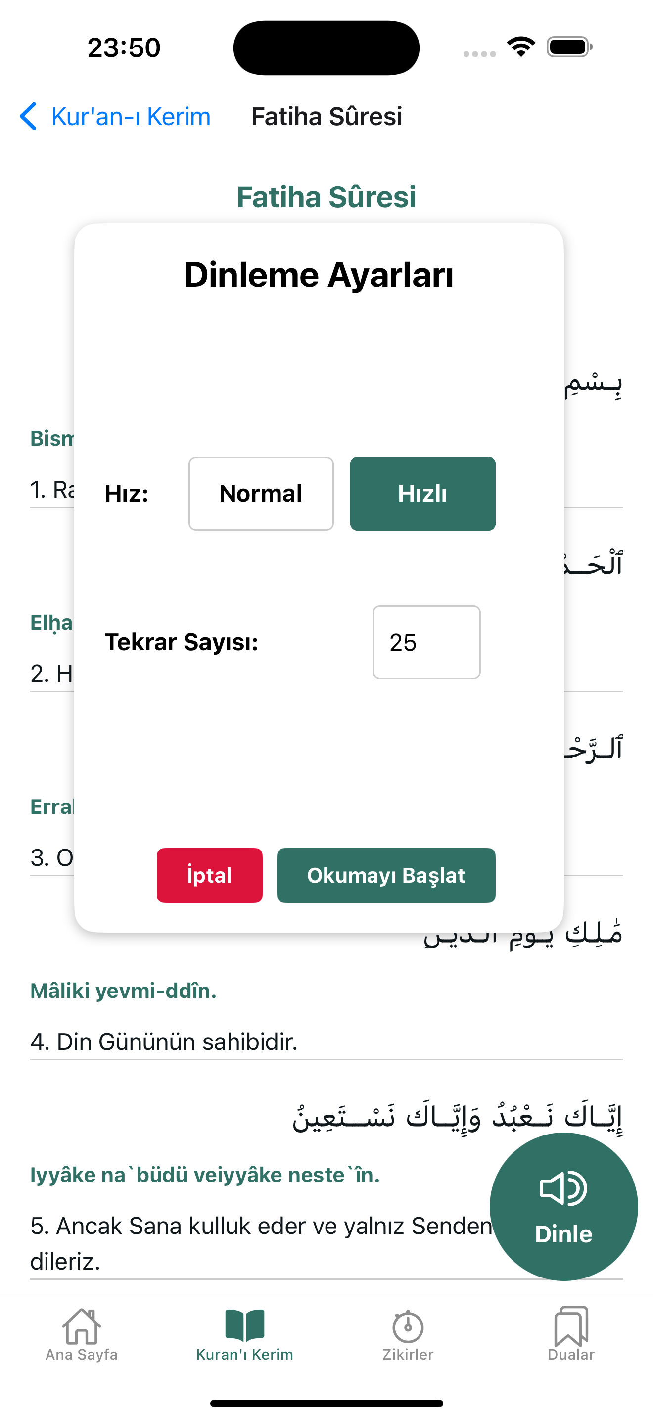 Kuran, Namaz ve Dualar