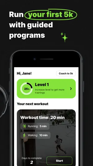 iRun. Couch to Runner : Run 5k screenshot 4