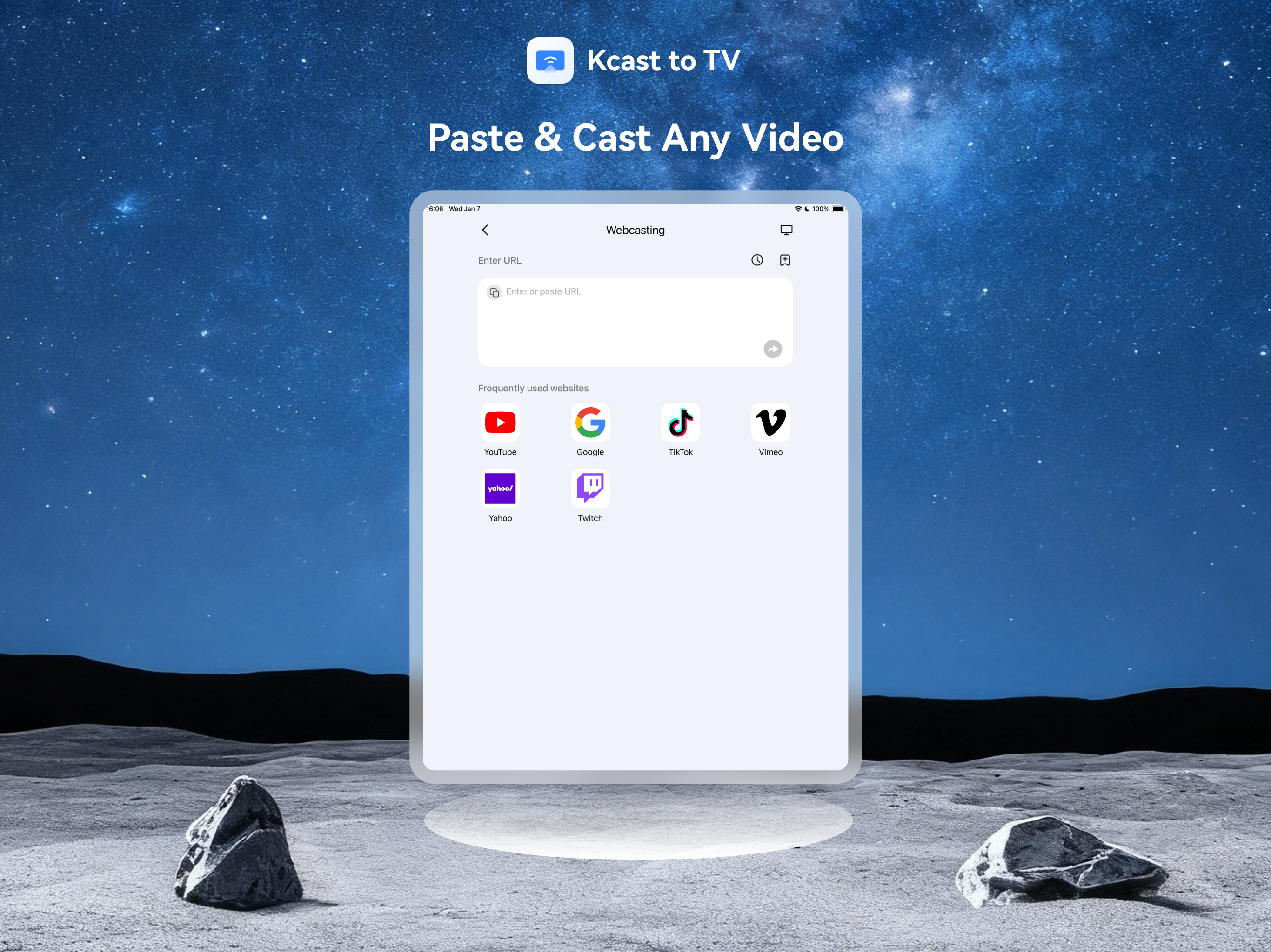 Kcast to TV