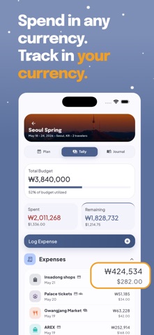 TallyTrip: Travel Planner screenshot