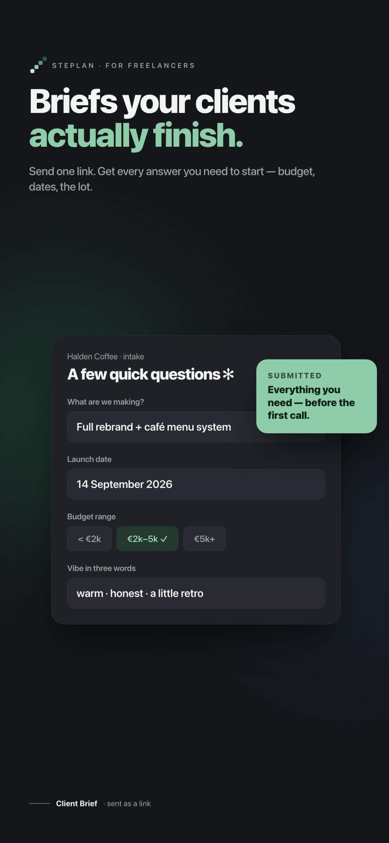 stePlan: Client Project Portal screenshot 4