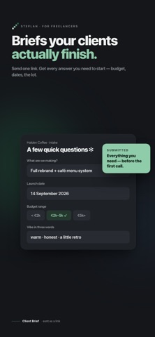 stePlan: Client Project Portal screenshot