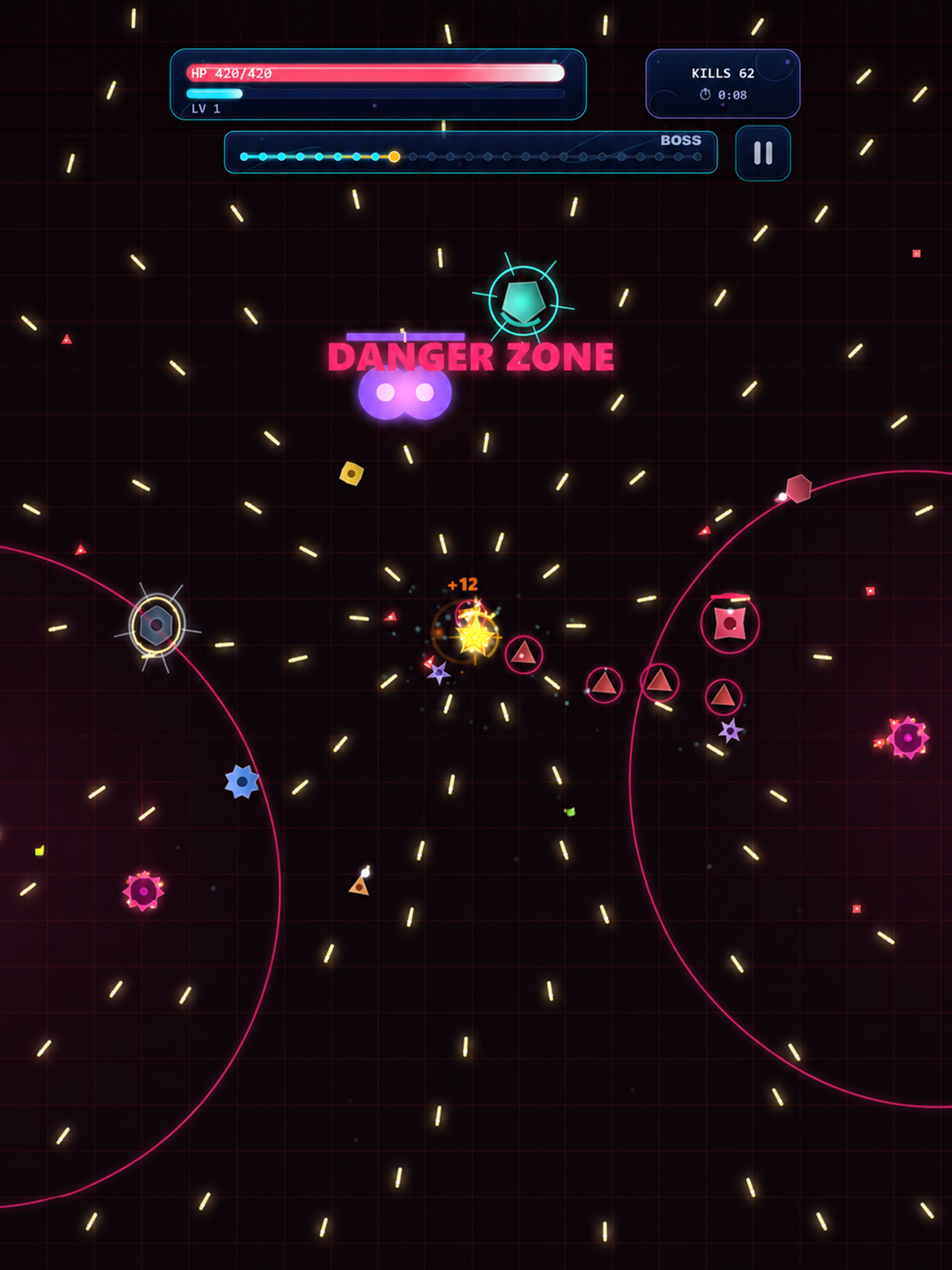 Neon Swarm Evolution screenshot 11
