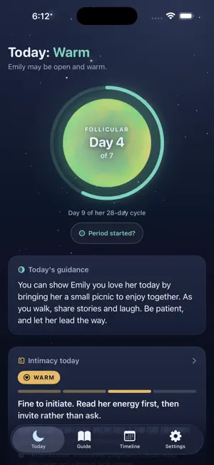 Attune: Cycle Tracker for Men screenshot 1