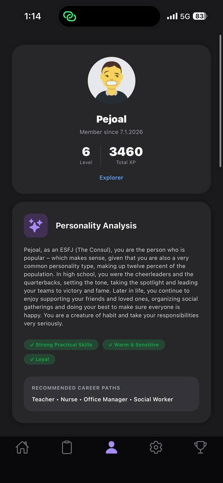 Personality Test Pro: MBTI EQ screenshot 10