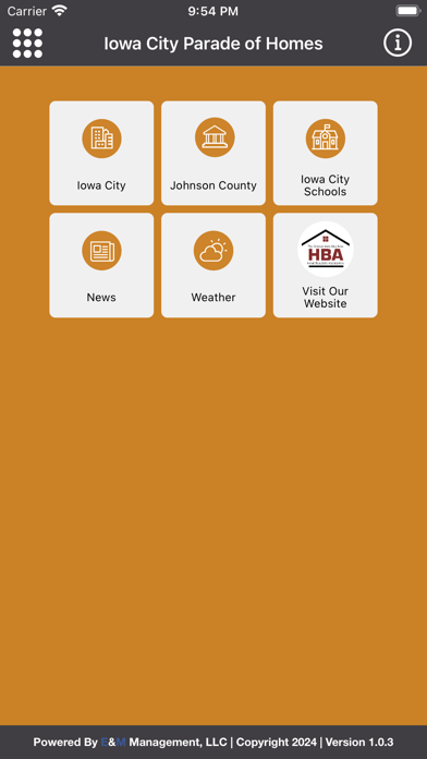 Iowa City Parade of Homes Screenshot