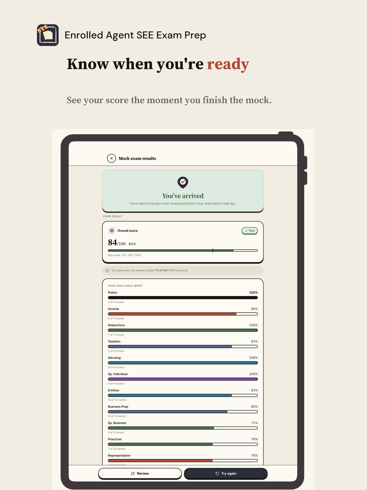 Screenshot 12 of Enrolled Agent SEE Exam Prep