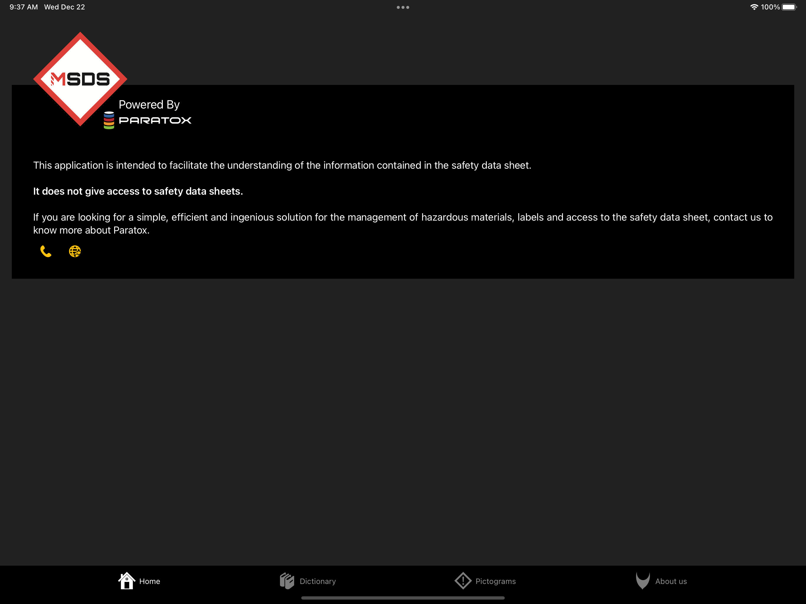 MSDS screenshot 6